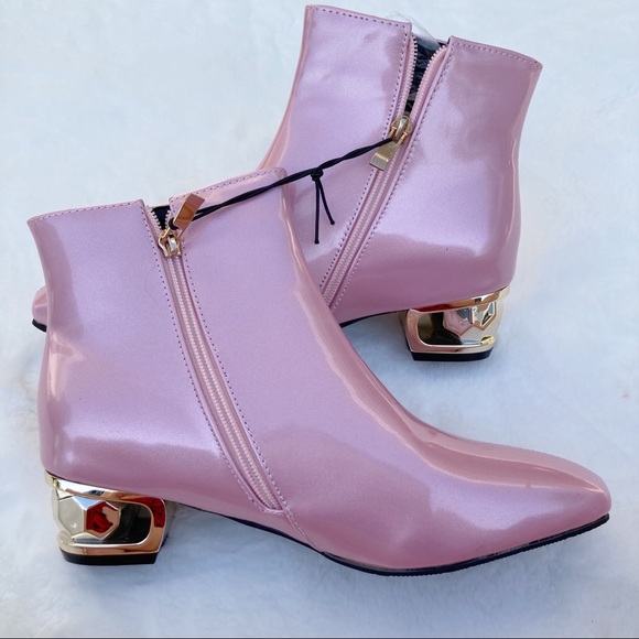 🚫SOLD🚫VINTAGE Metallic pink rain booties - Picture 7 of 8